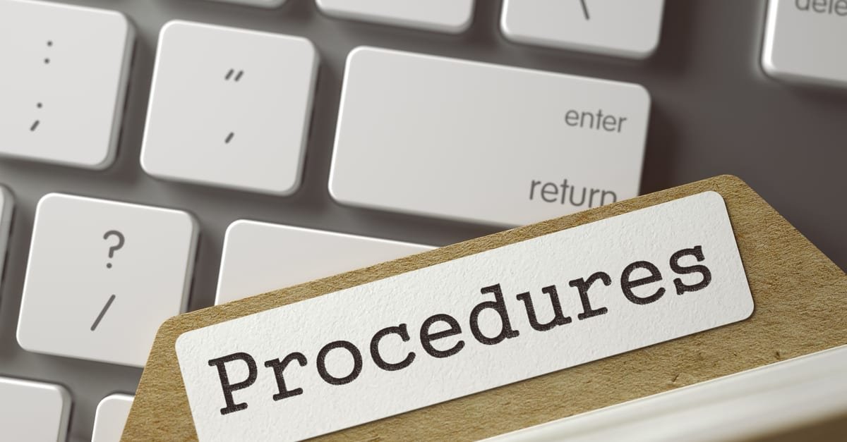 Procédure